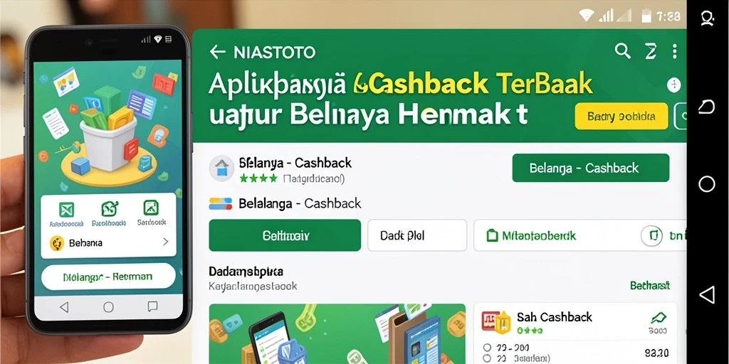 Tampilan antarmuka utama aplikasi <strong>NIASTOTO</strong> dengan fitur cashback.
