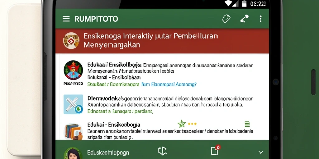 Antarmuka aplikasi RUMPITOTO yang informatif dan interaktif.