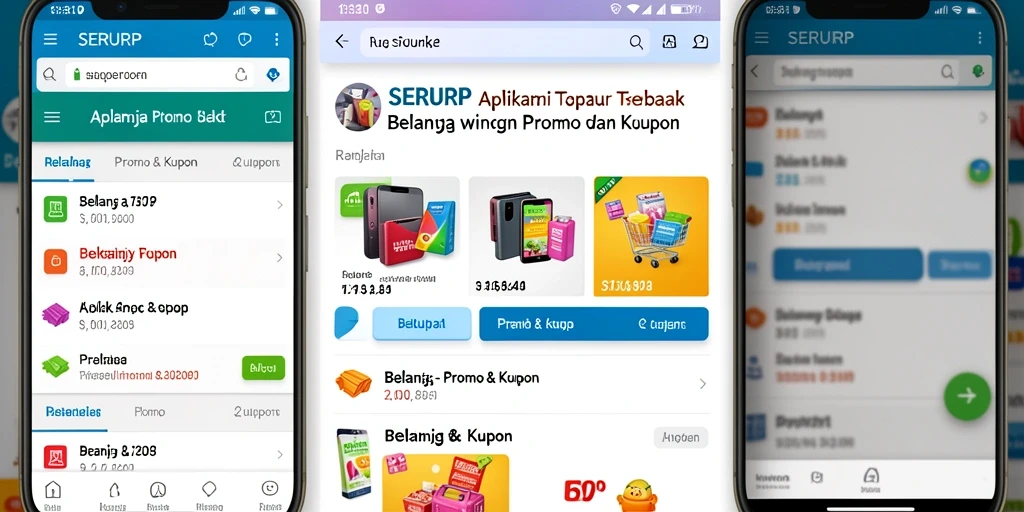 Tampilan antarmuka SERURP yang sederhana dan informatif.