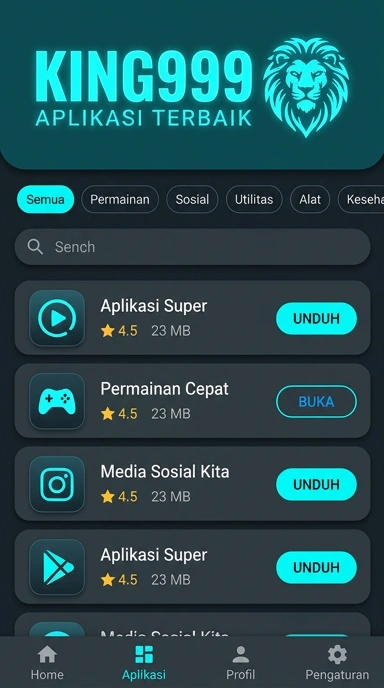 King999 - Halaman Indeks Aplikasi Populer & Kanal Uji Indonesia